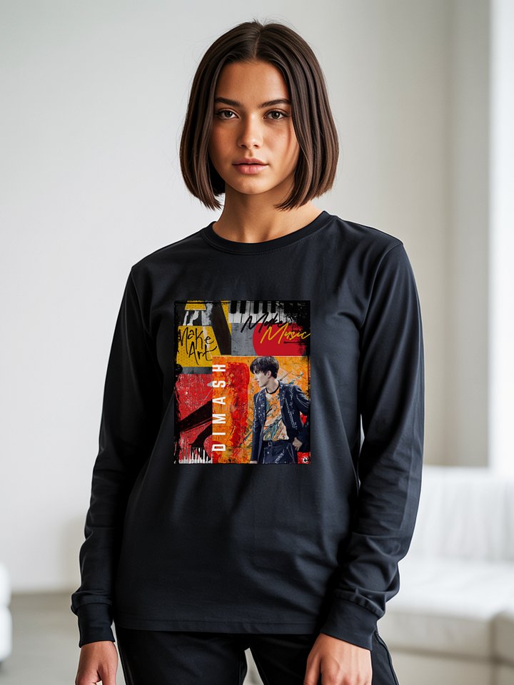 Singer Songwriter From Kazakhstan Gildan Long Sleeve T-Shirt product image (2)