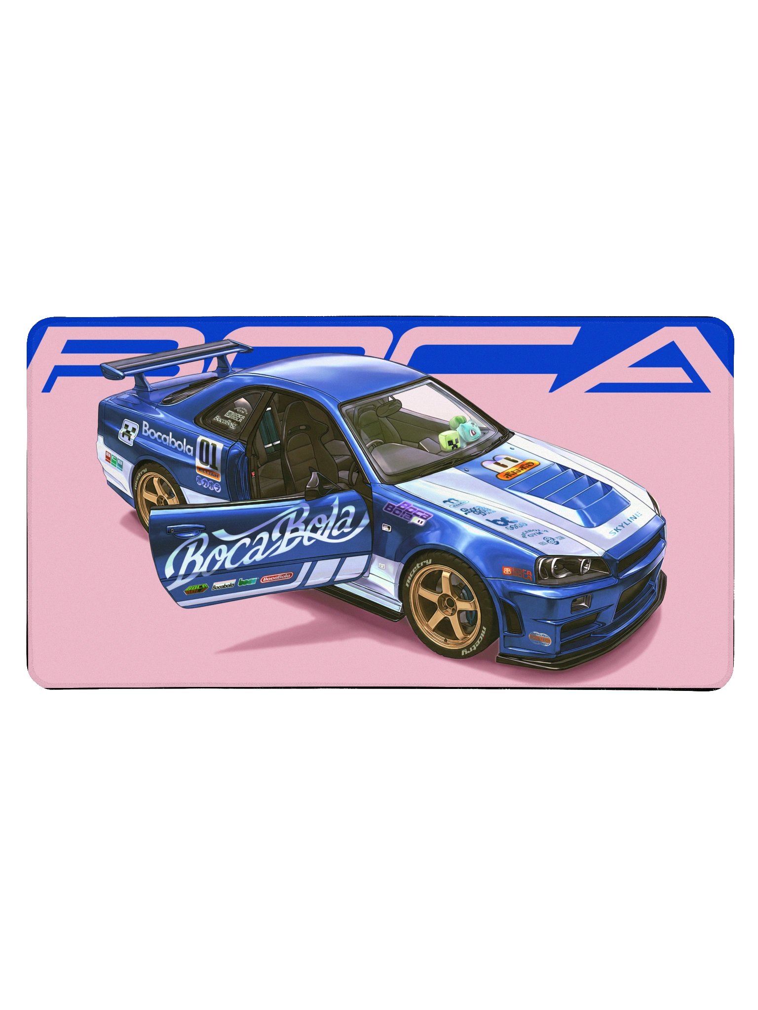 Skyline Mouse Pad - Pink Decal product image (1)