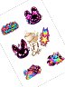 The AFK Cafe™ Pop Rock Poltergeists | 6-Piece Sticker Pack Vol. 2