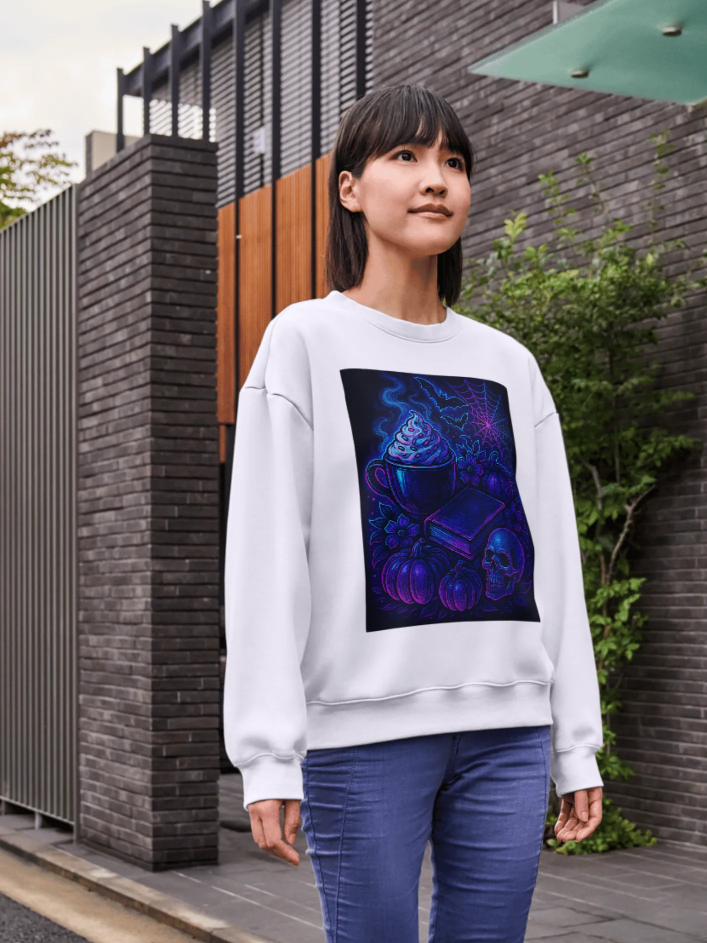 Spooky Halloween Prompt Guide – 4+ Creative MidJourney Prompts (Anime, Cyberpunk, Art Nouveau, Synthwave & More) product image (3)