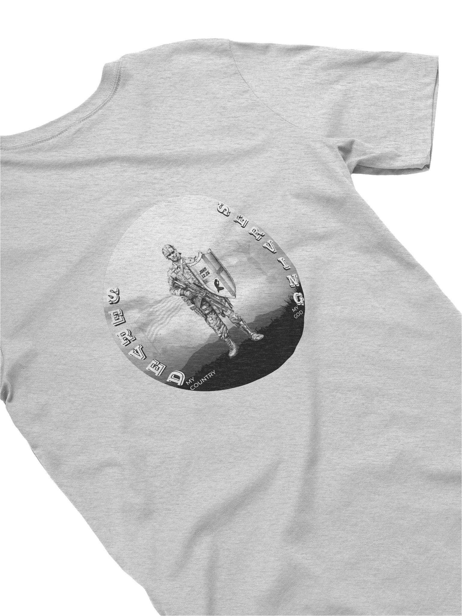 Served/Serving (front/back short sleeve tee) product image (4)