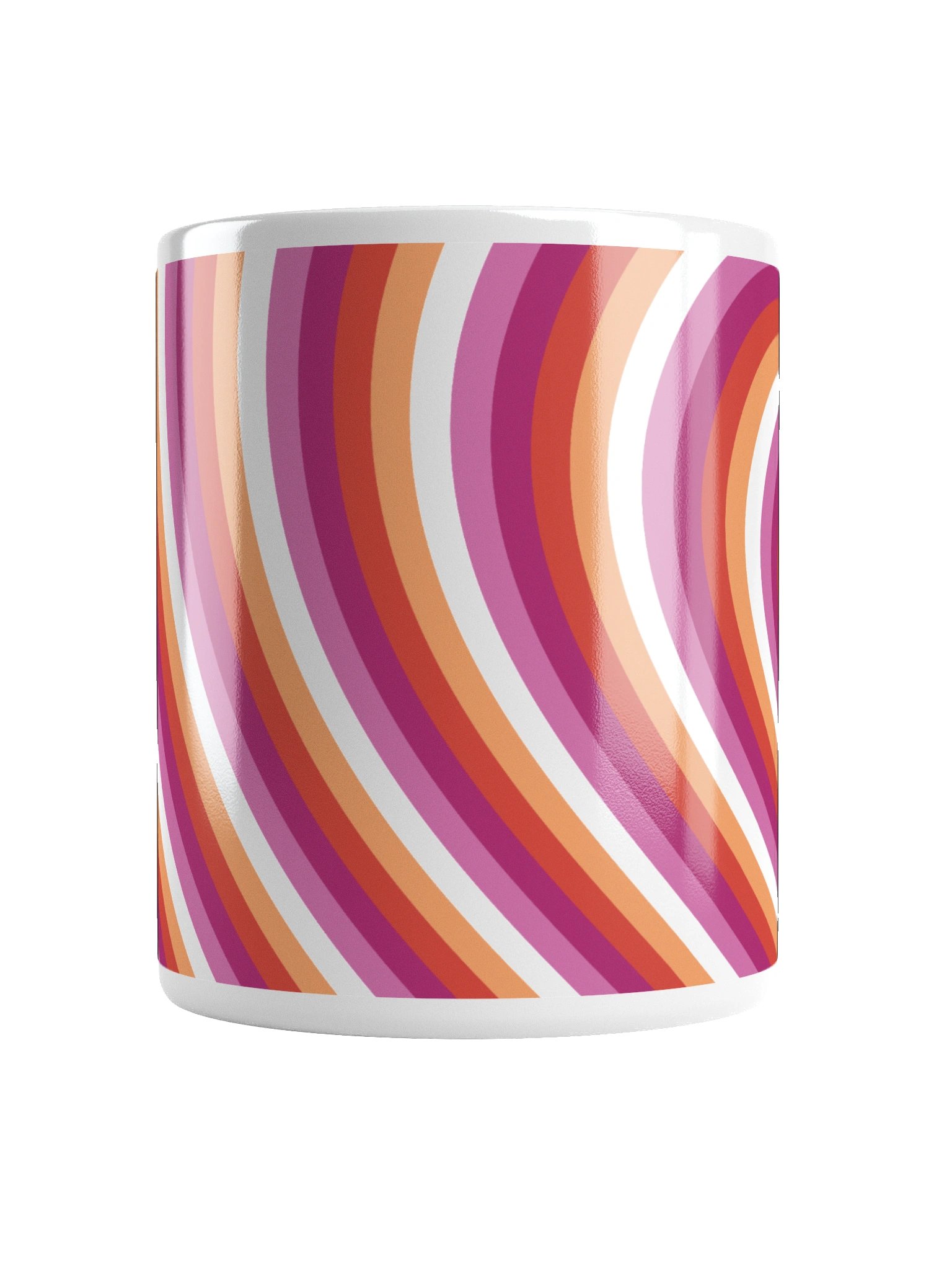 Lesbian Pride Hearts Mug (Left-handed) product image (6)