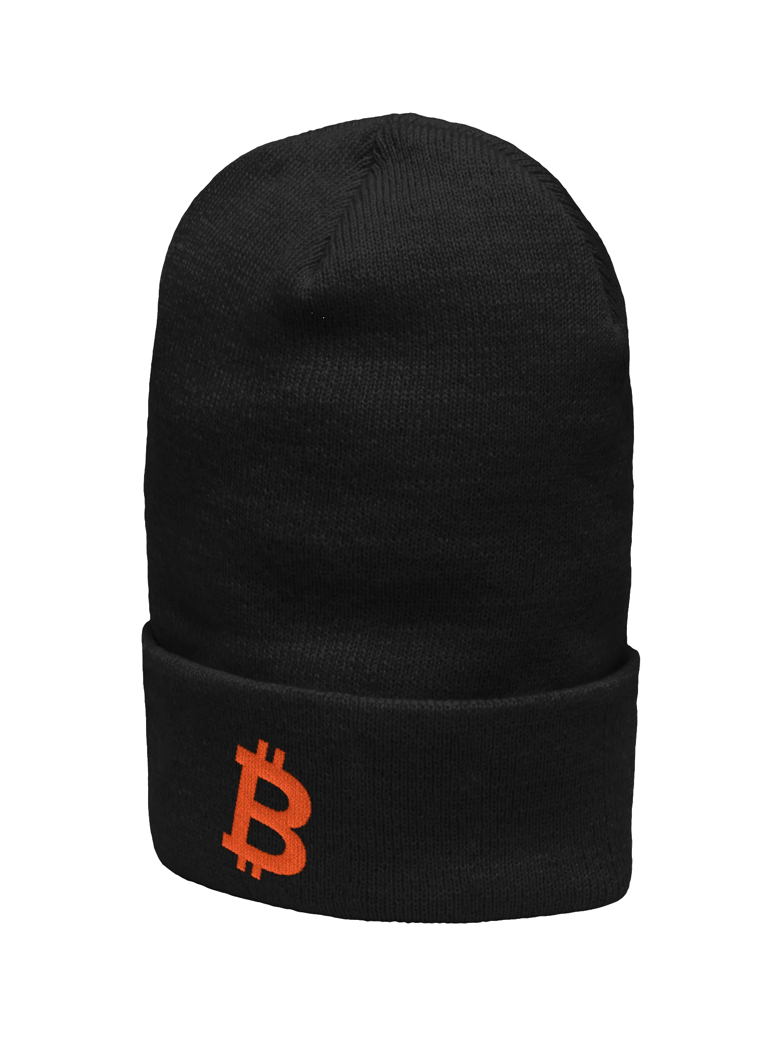 Slanted Bitcoin Embroidered Beanie product image (2)