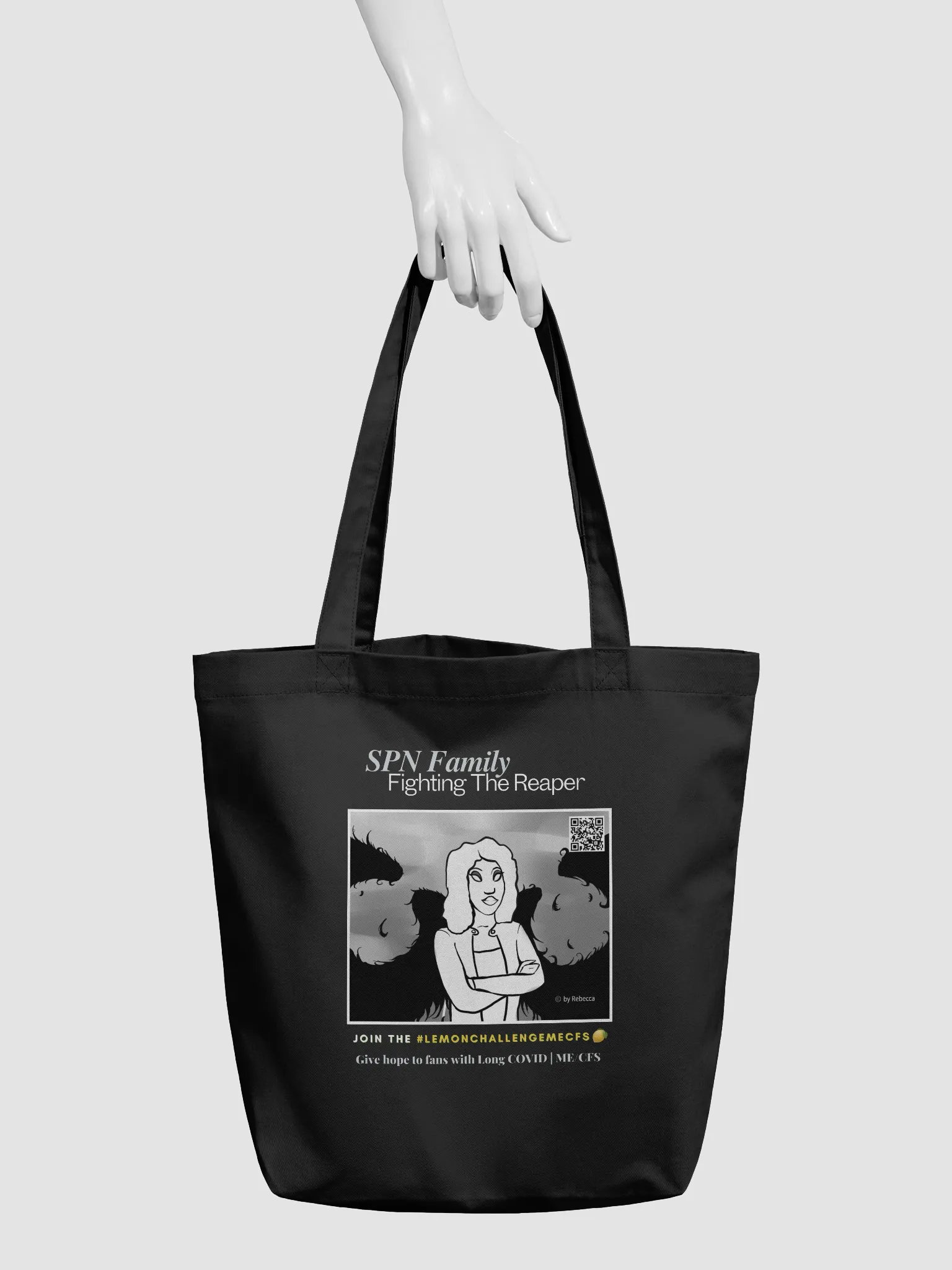Fighting The Reaper Tote - ME/CFS Awareness product image (3)