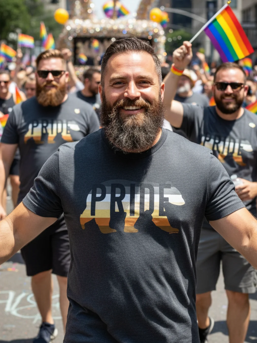 Gay Bear Pride Bear T-Shirt product image (3)