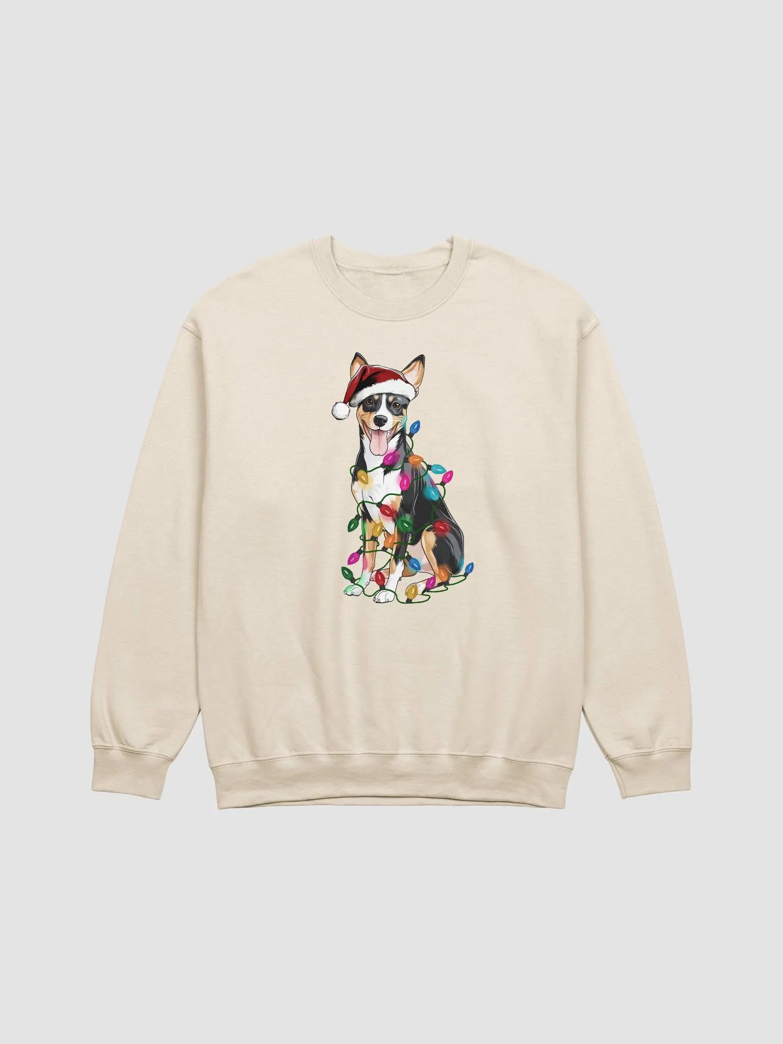Funny Rat Terrier(Tricolor) Christmas Sweatshirt product image (22)