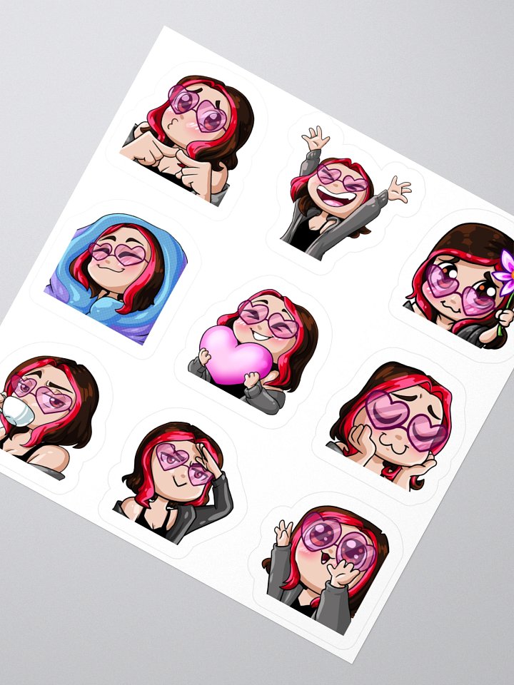 Human1 Emotes [Pack 1] || Kiss Cut Stickers product image (2)