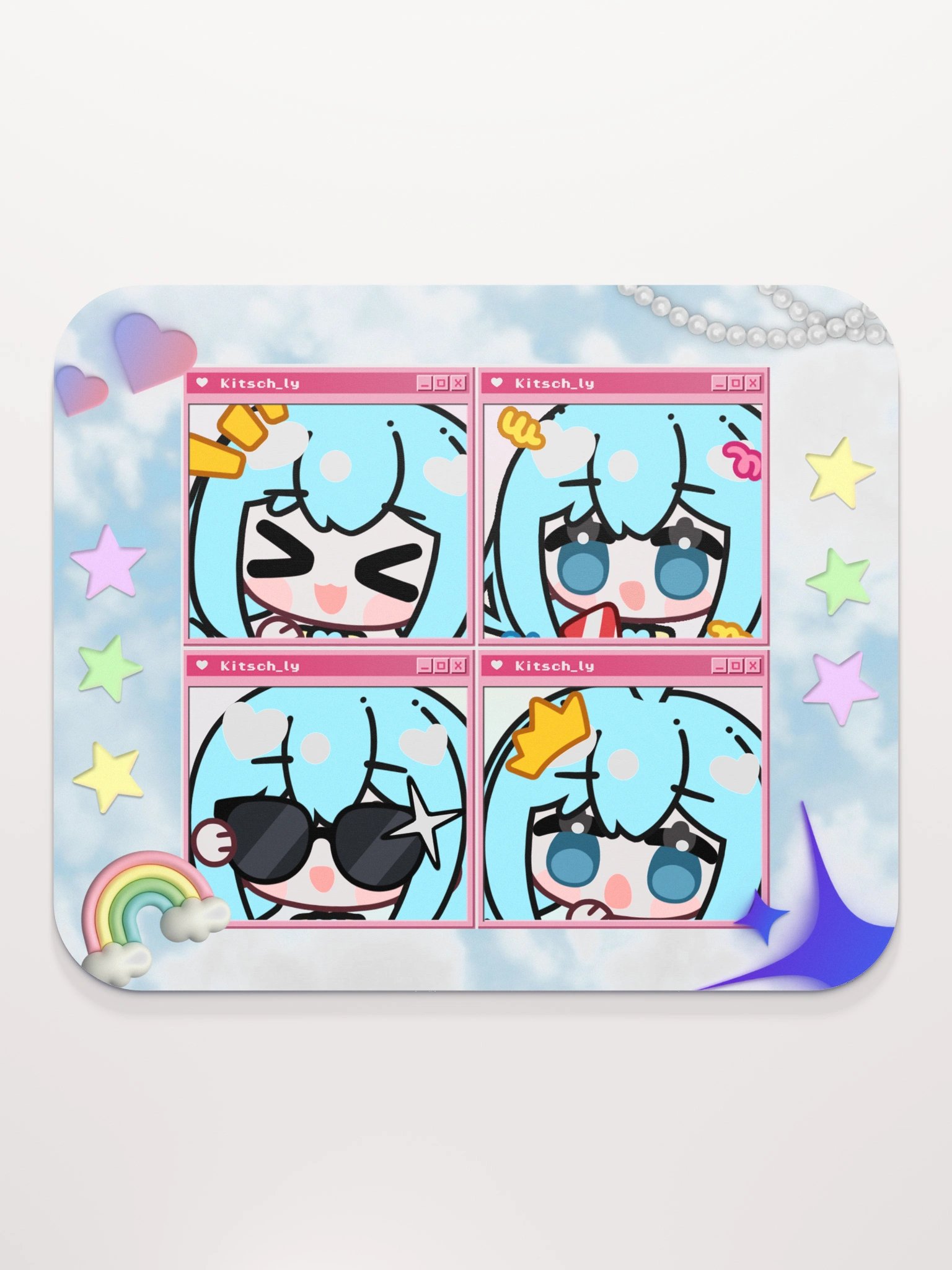 kitsch_ly Ctrl+Alt+Feelings (Mousepad) product image (3)