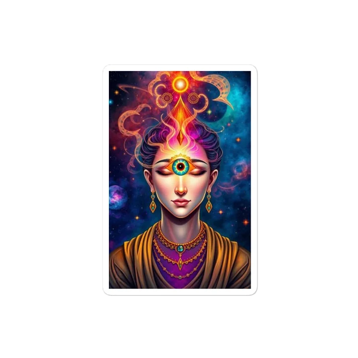 Mystical Third Eye Kiss Cut Stickers product image (2)