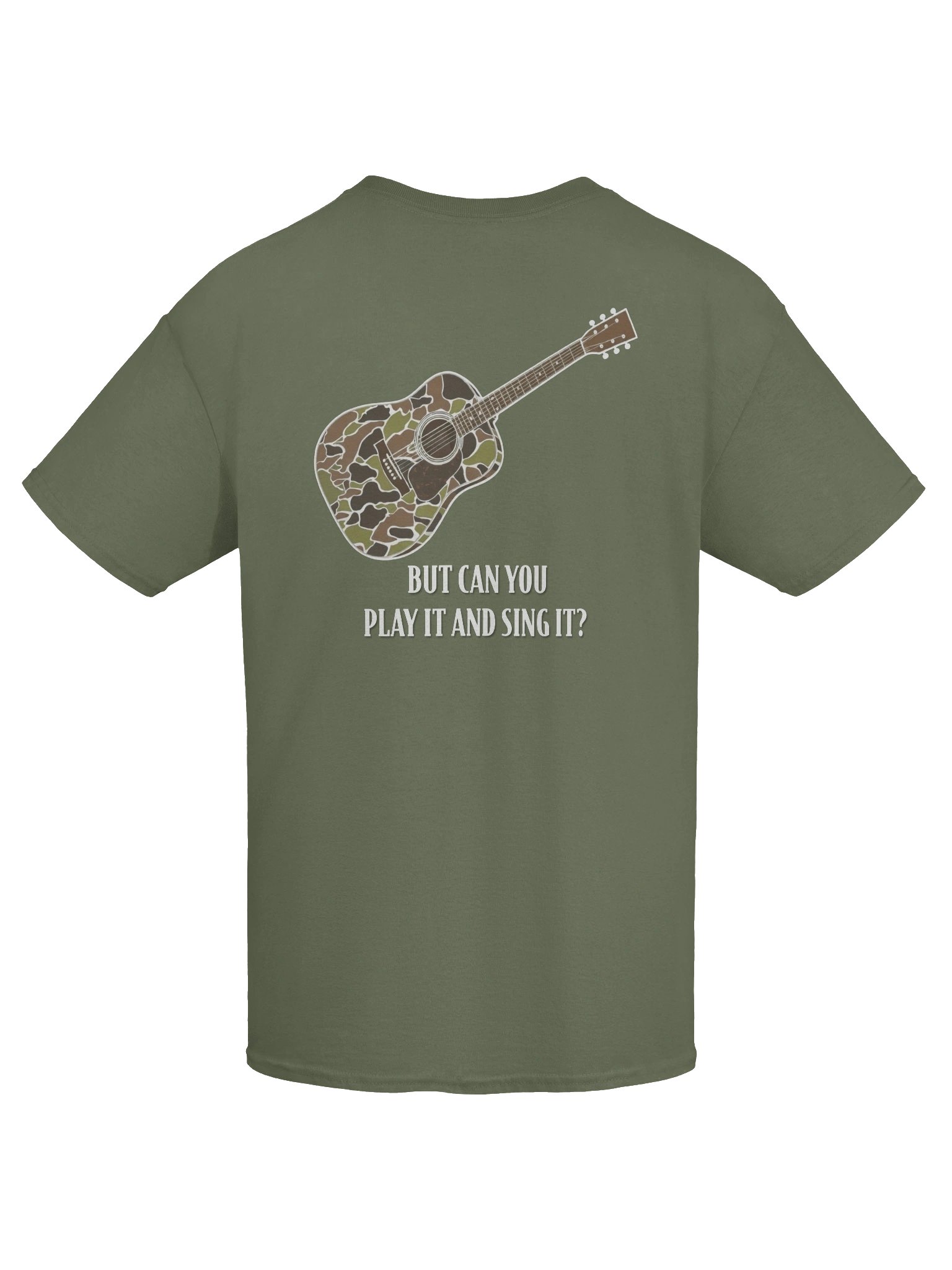 The "Camo Guitar" Bluegrass Tee product image (1)