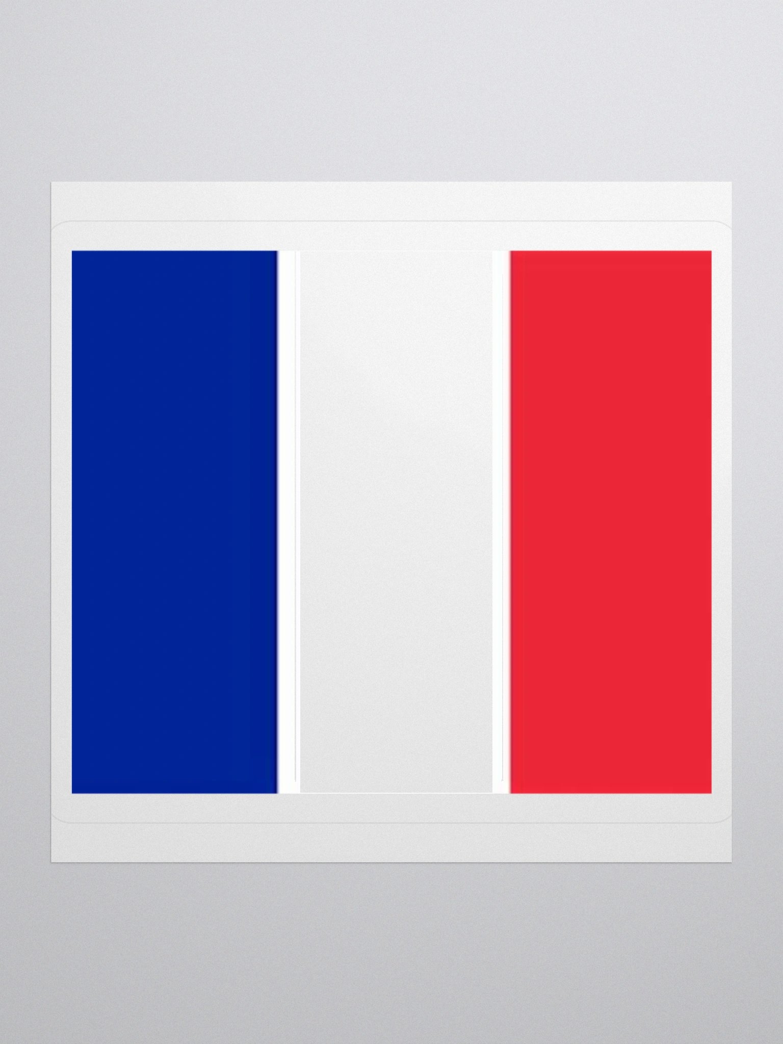 France Flag Sticker | Blue White Red Design | Durable Vinyl | 3 Sizes product image (3)