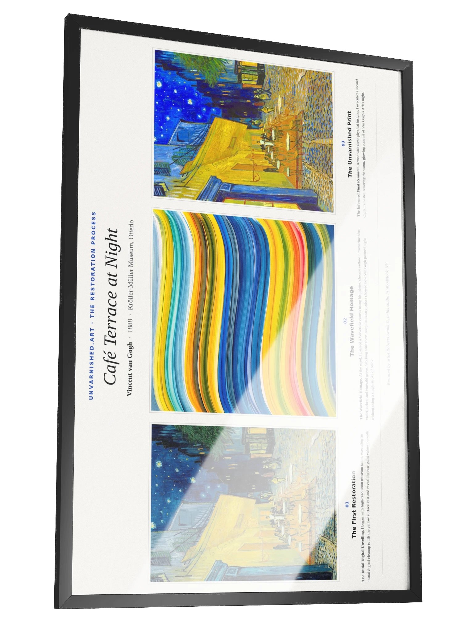 Café Terrace at Night — Framed Process Poster product image (2)