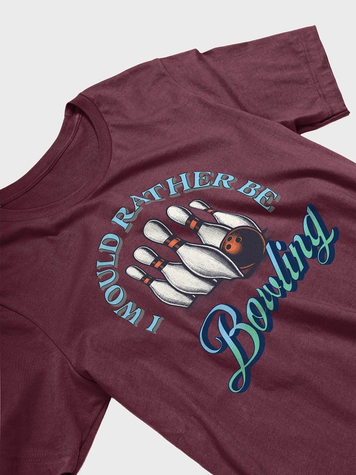 I Would Rather Be Bowling Vintage Graphic Tee product image (2)