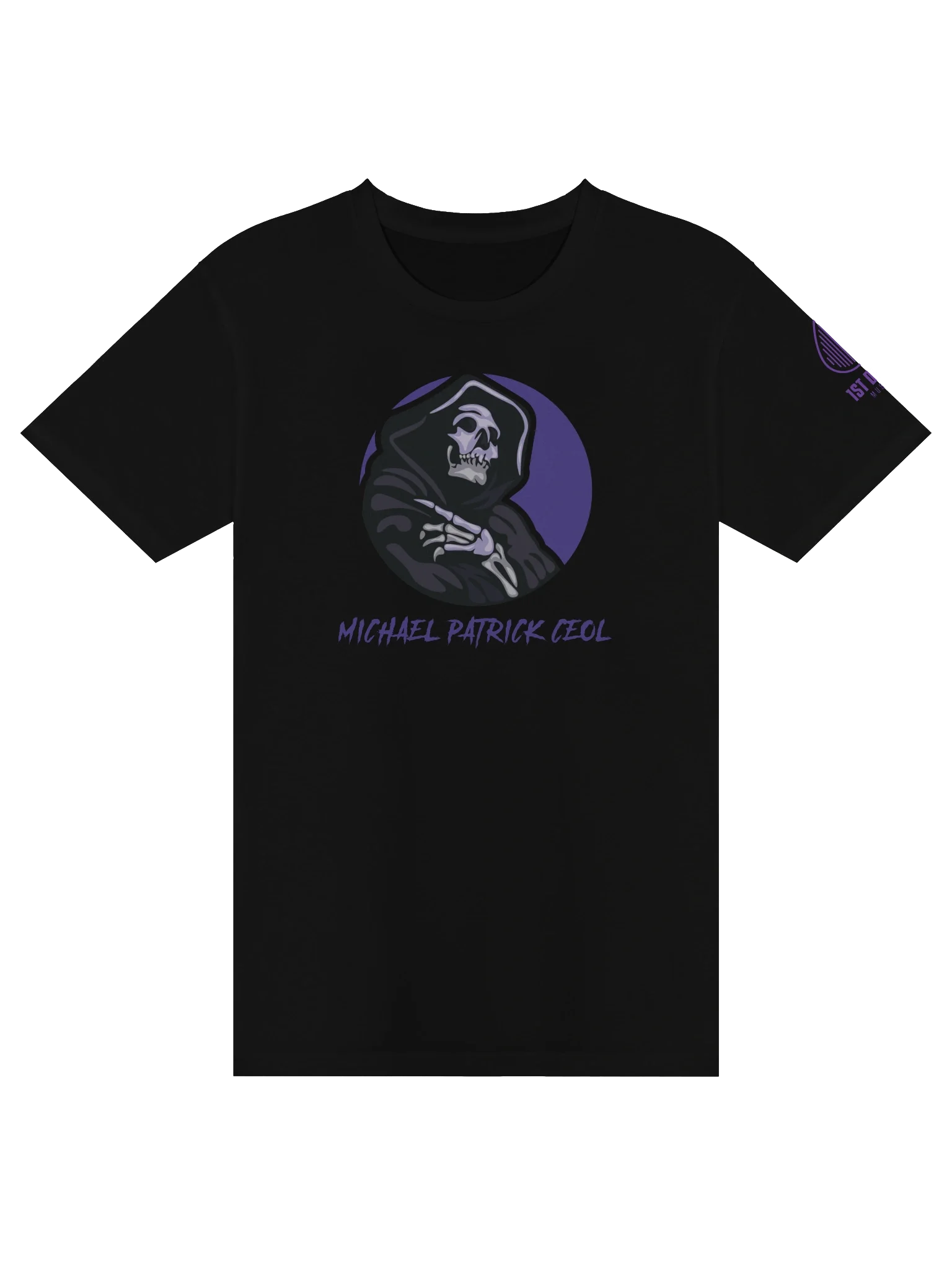 Michael Patrick Ceol Skull Icon T-shirt — view 2