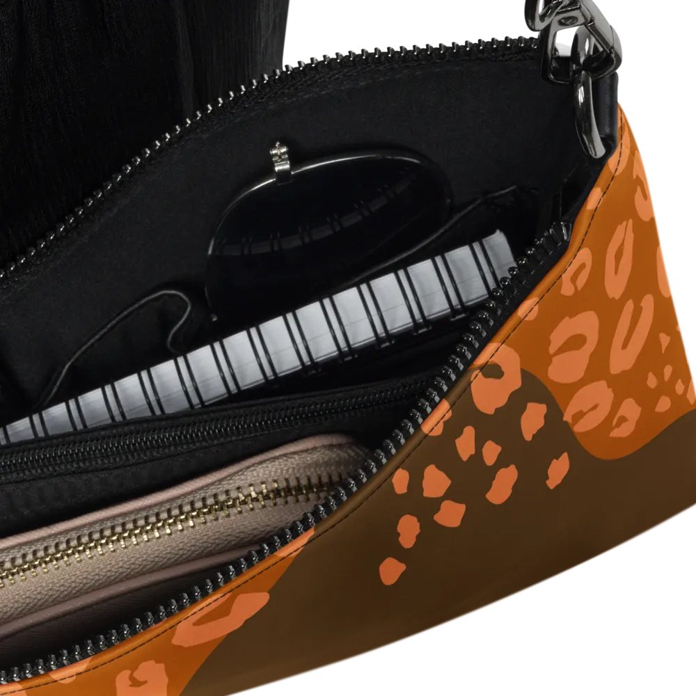 Orange Leopard Allure Crossbody Bag product image (8)