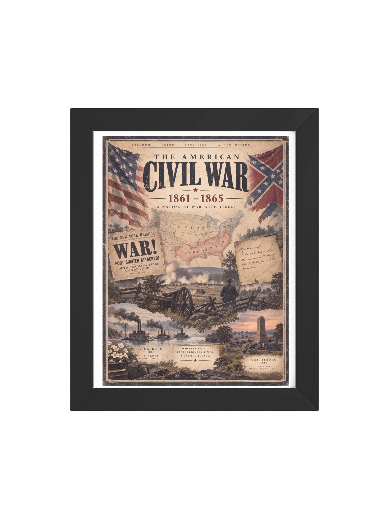 The American Civil War 1861–1865 Poster product image (6)
