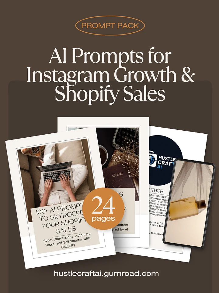 HustleCraft AI Master Bundle of Prompts Pack product image (1)