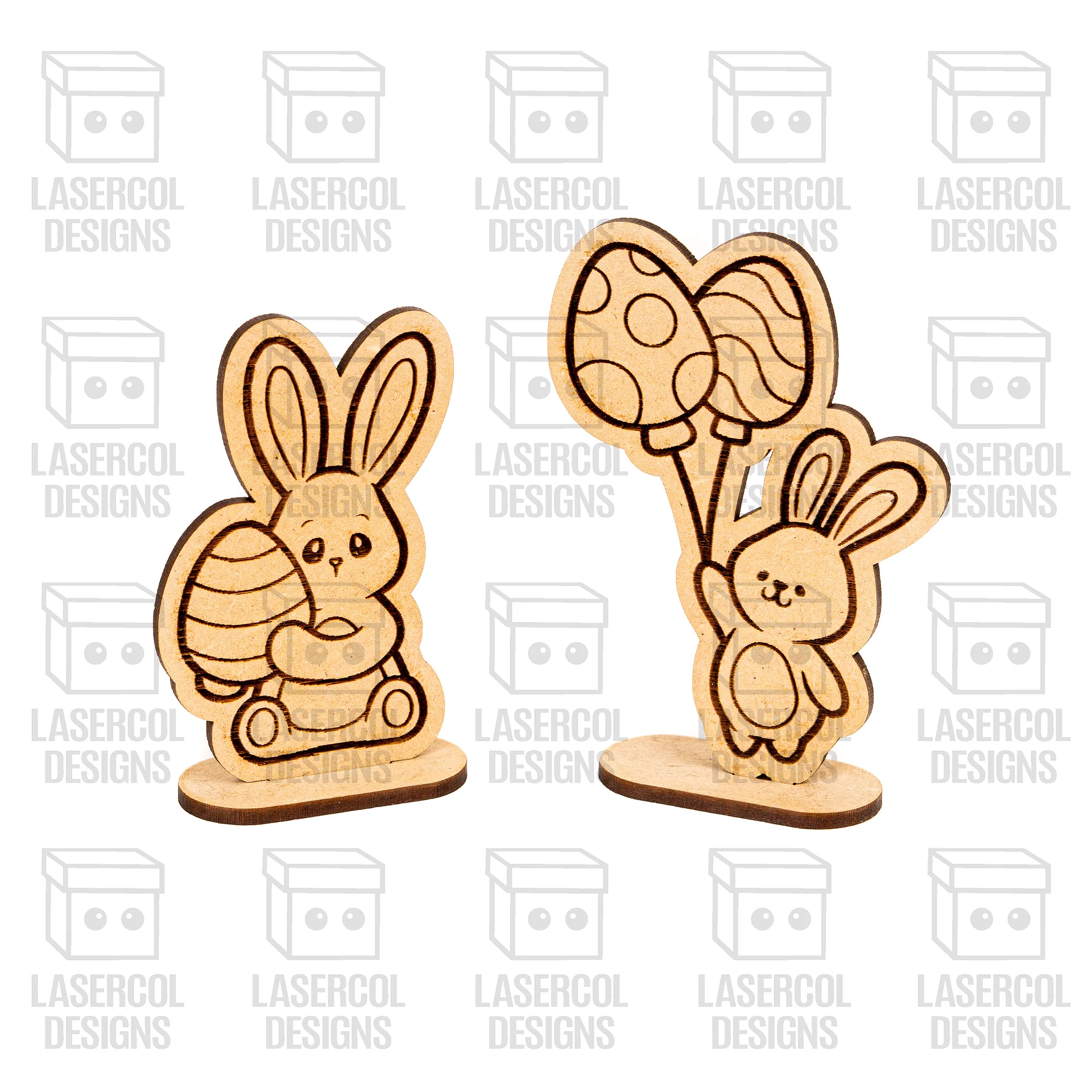 Easter Cutouts With Base Set 5 - Laser Cut Files product image (5)