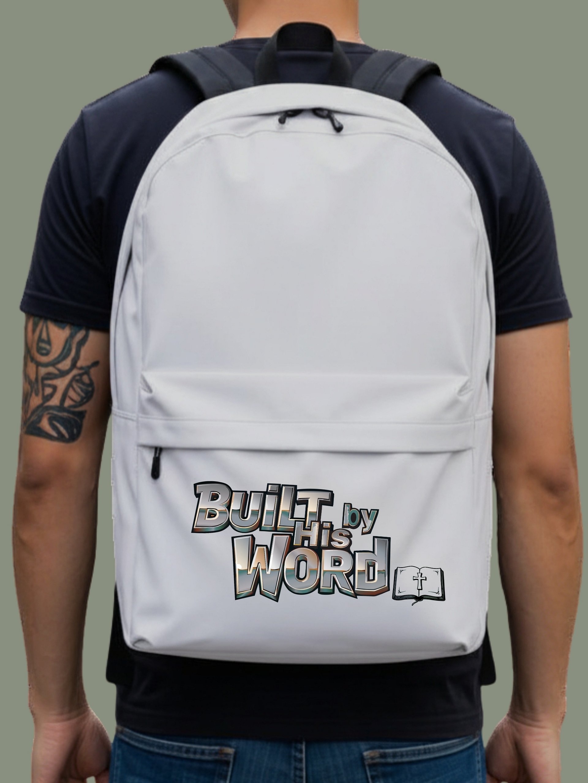 Built by His Word Backpack product image (1)