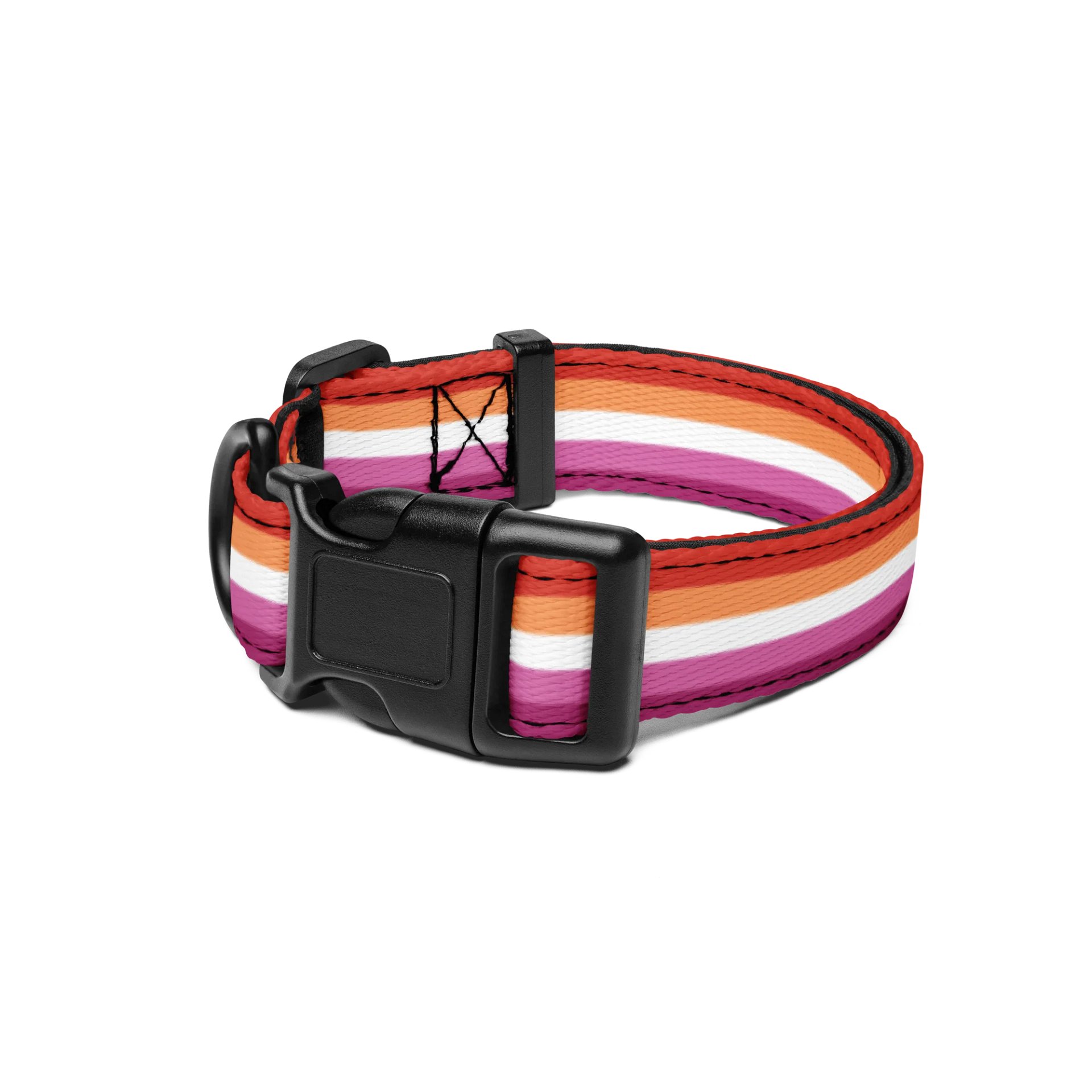 Lesbian Pride Flag Pet Collar product image (1)