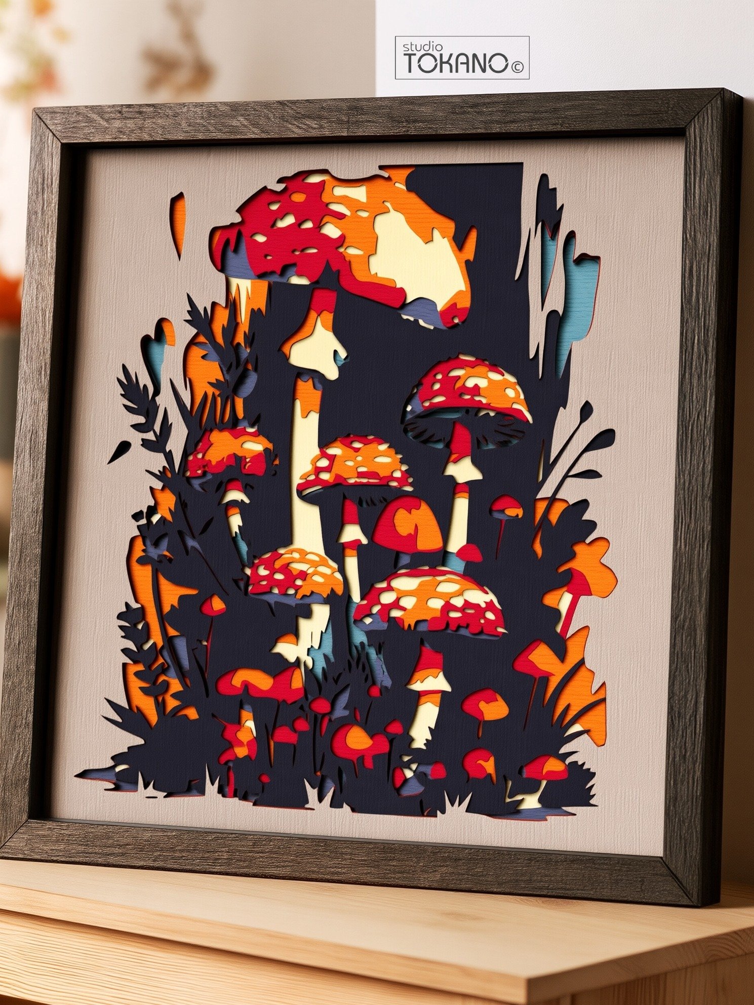 Enchanted Mushroom Shadow Box product image (5)