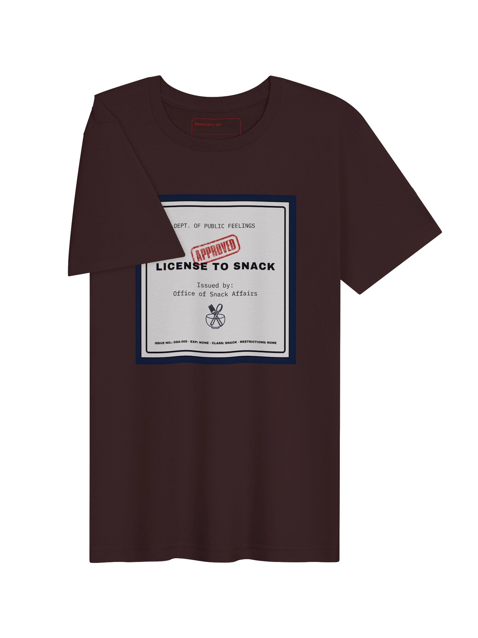 License to Snack Tee product image (13)