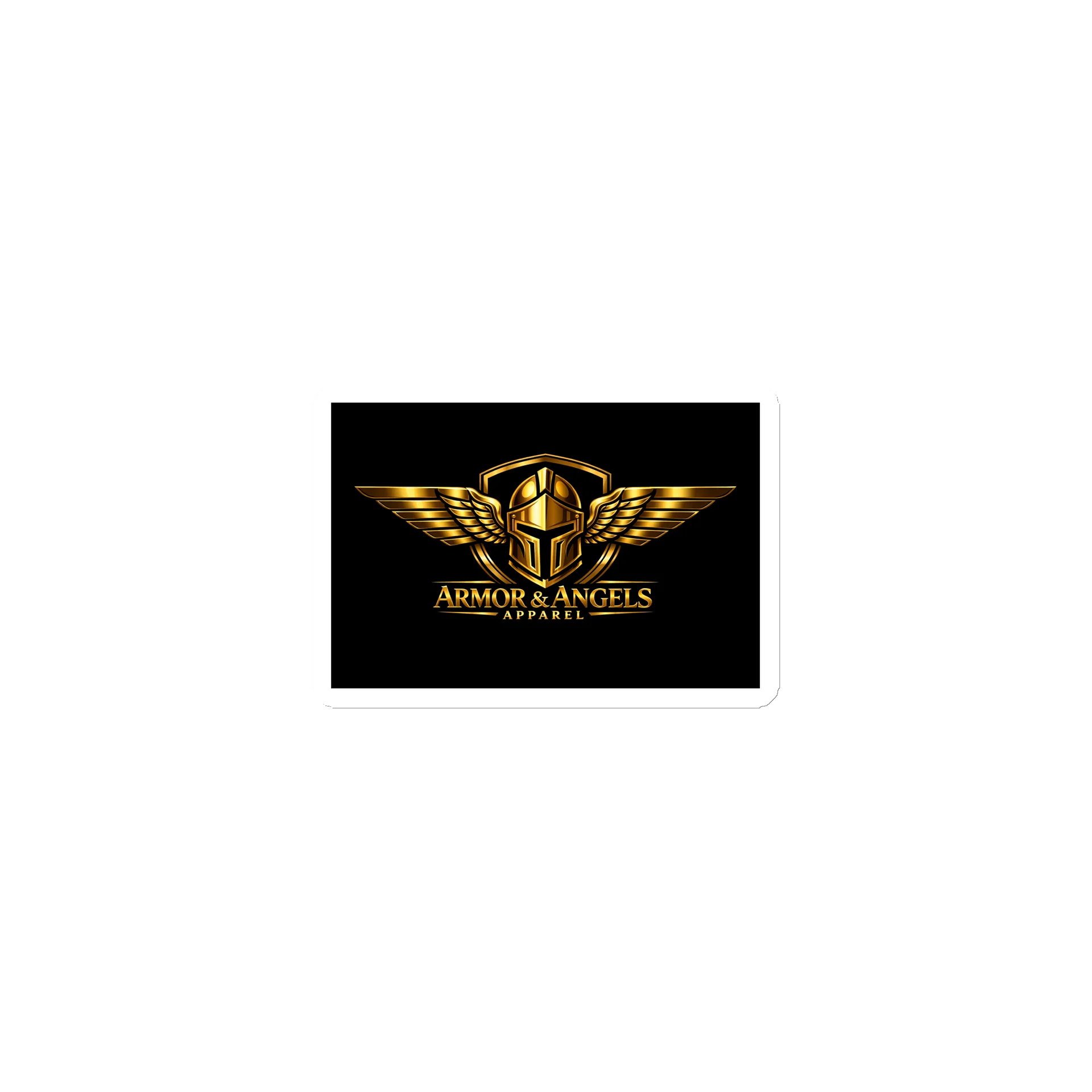 Armor & Angels Winged Emblem Die-Cut Magnet product image (1)
