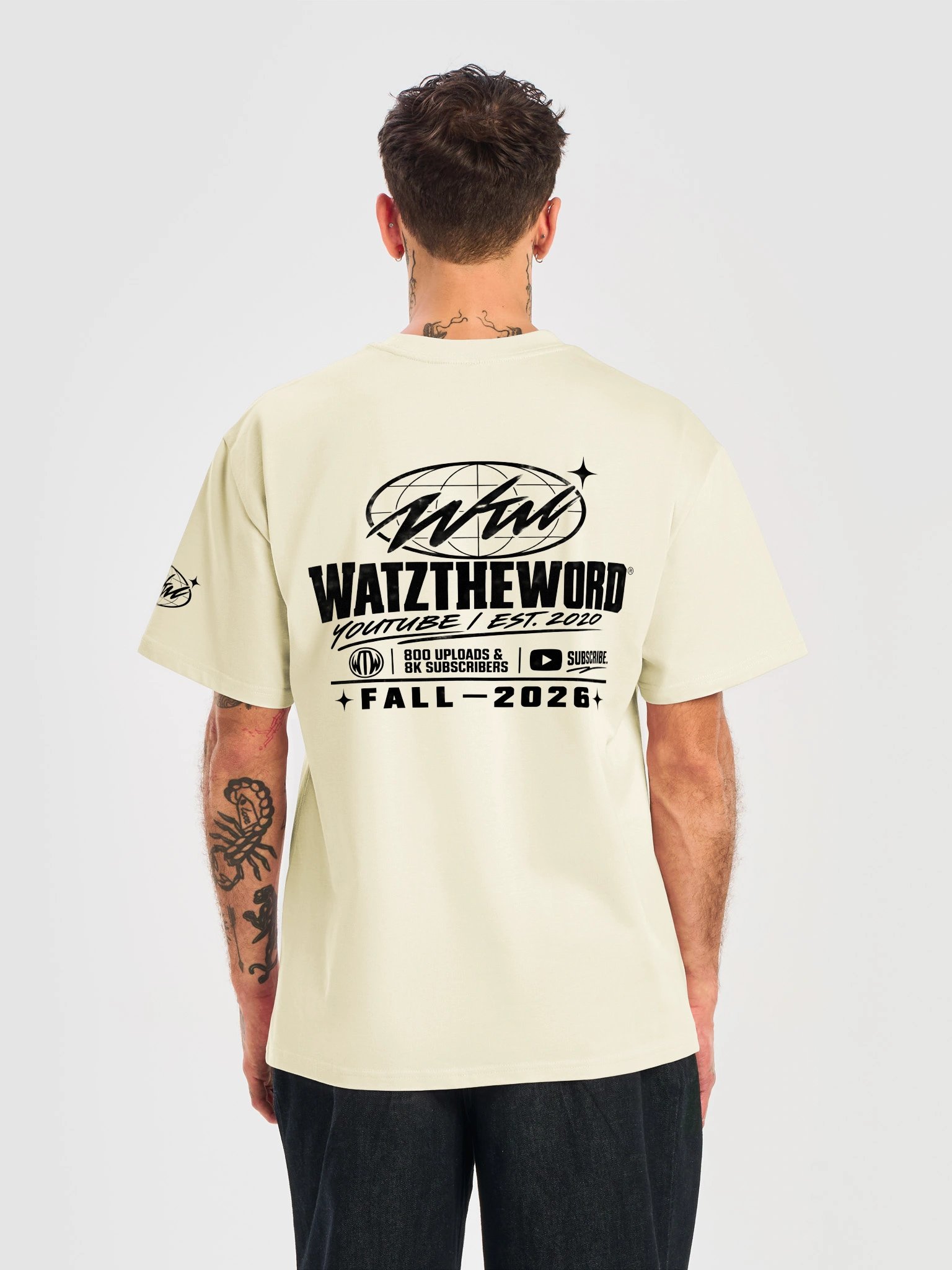 'WATZTHEWORD EST.' Heavy Tee product image (6)