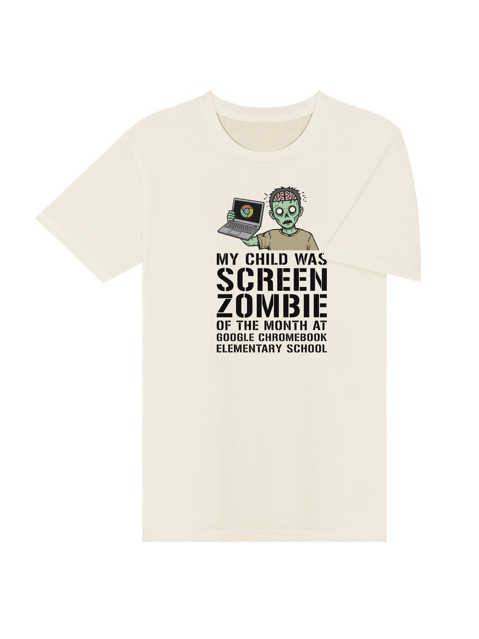 Chromebook Screen Zombie Shirt product image (4)