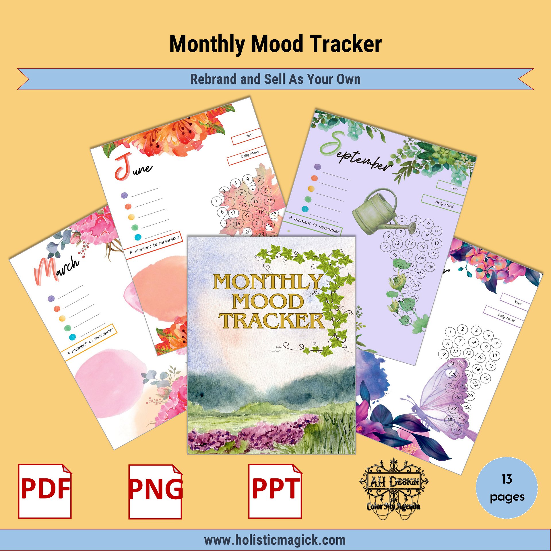 Monthly Mood Tracker product image (1)