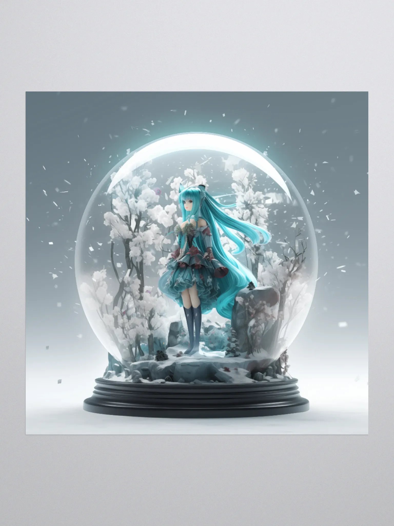 "Hatsune Miku · Crystal Dreamscape" Vinyl Sticker product image (2)