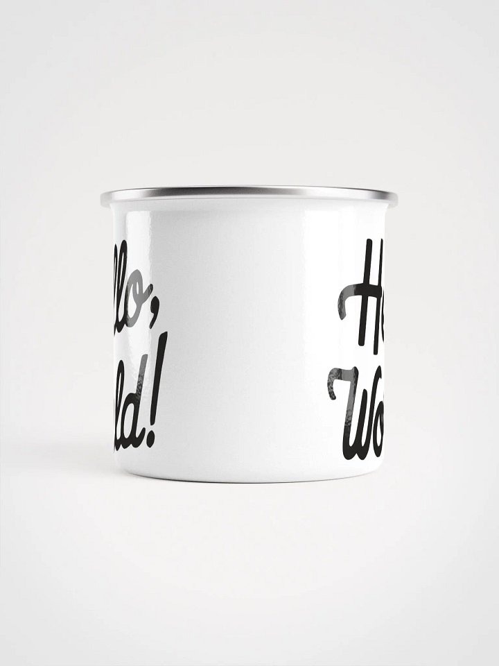 Hello World! Enamel Mug: A Coder's First Cheers product image (2)