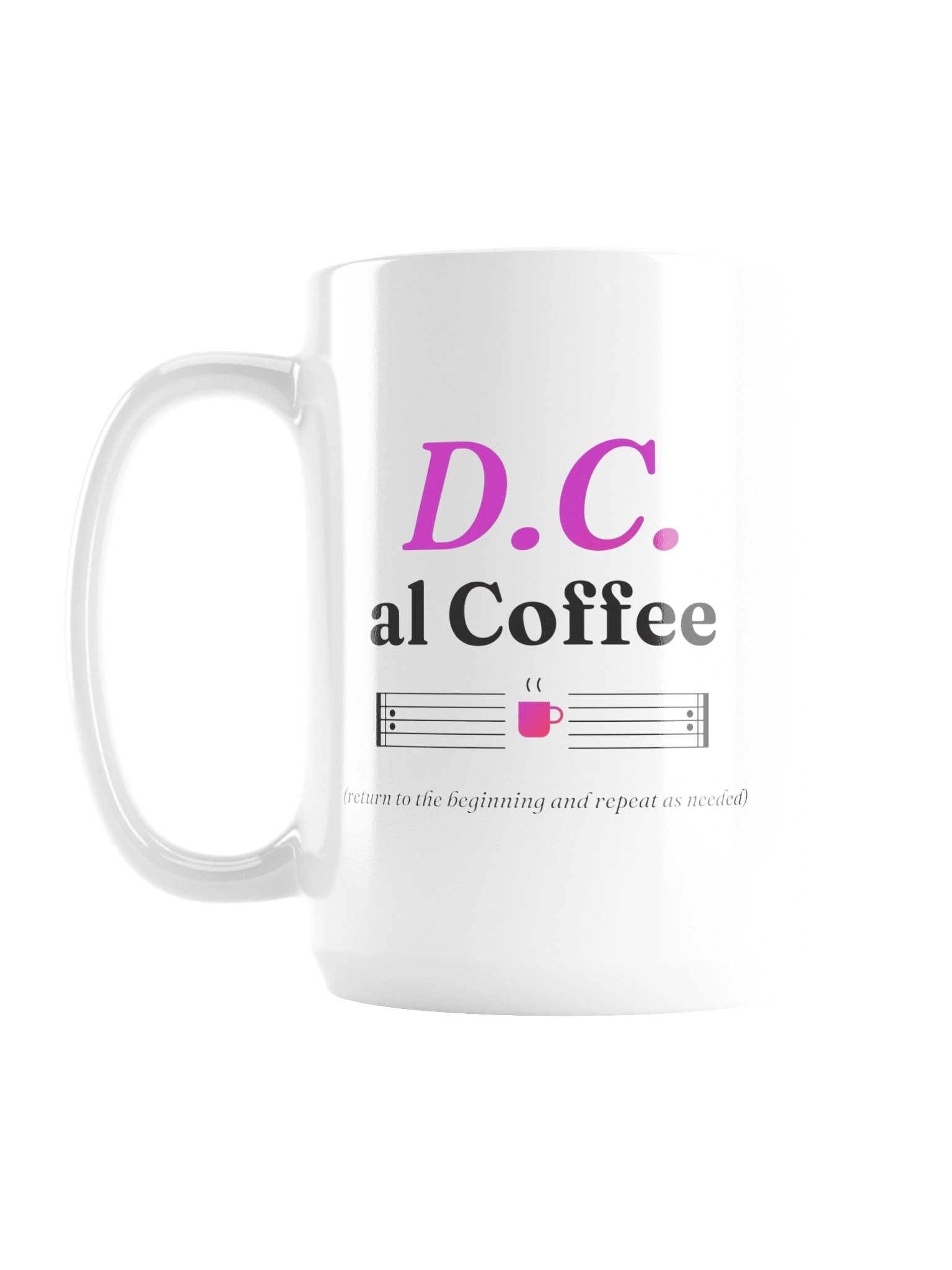 D.C. al Coffee Mug - White product image (1)