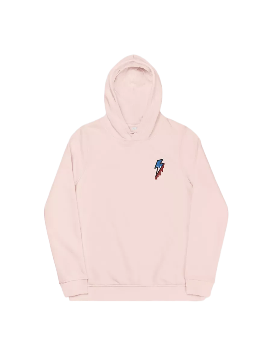 Embroidered Lightning Bolt - Fitted Eco Hoodie product image (1)