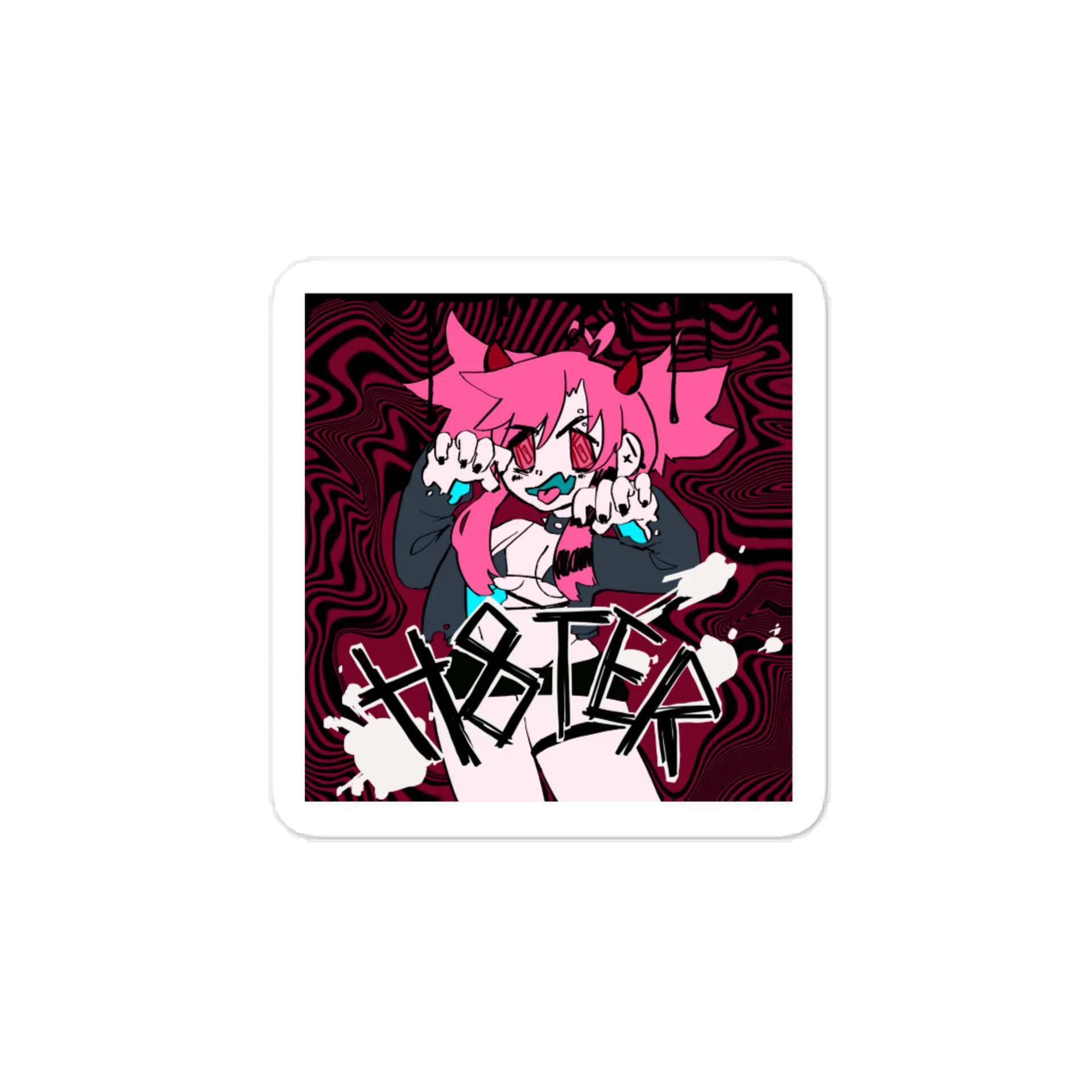 H8TER STICKER product image (1)