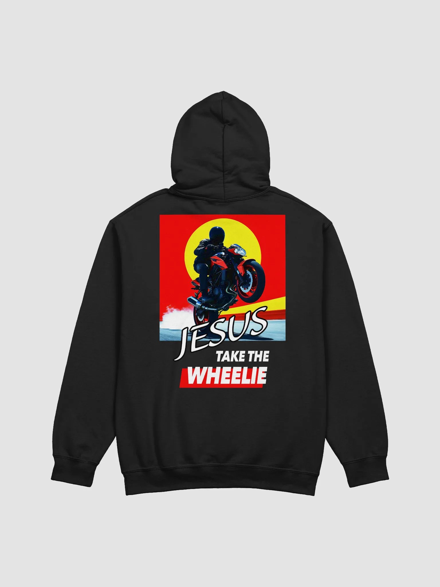 Jesus Take the Wheelie - Unisex Hoodie product image (2)