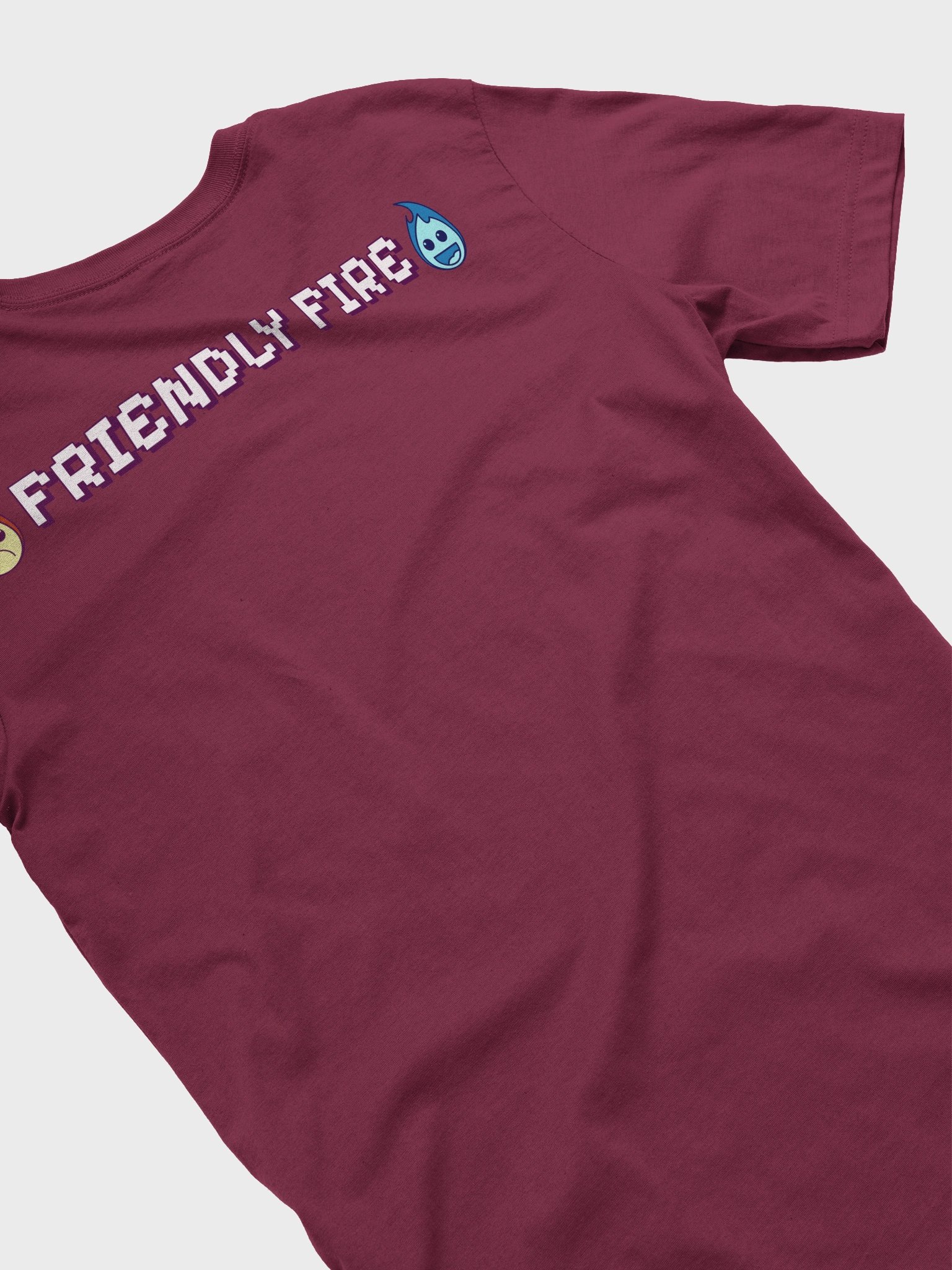 Friendly Fire - Super Soft Maroon Tee product image (4)