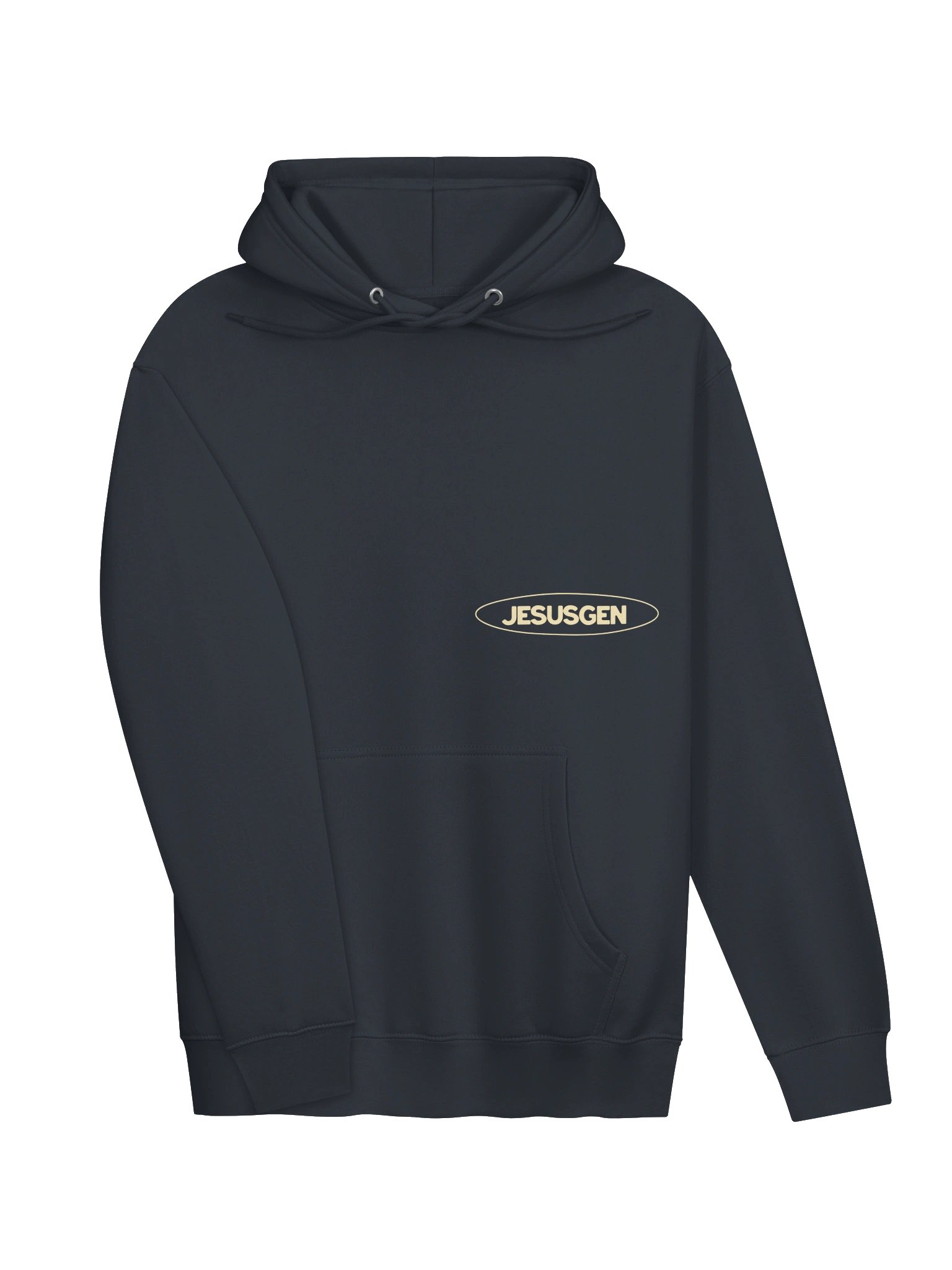 jesus saved my soul hoodie - navy + yellow product image (3)