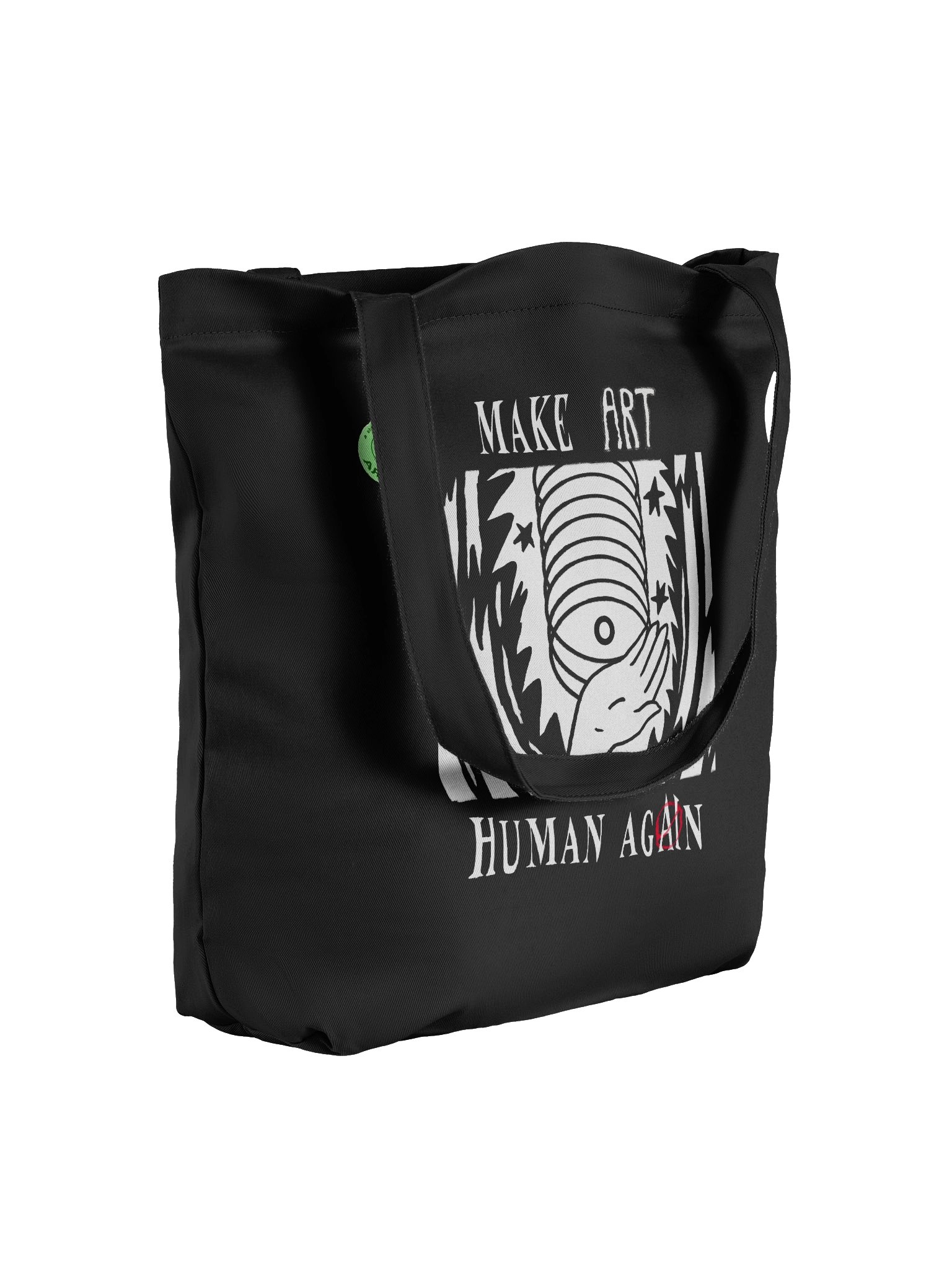 Make Art Human Again eco tote product image (4)