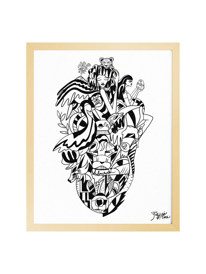 Framed Poster Wall Art: The Goddess Mother in Bloom product image (1)