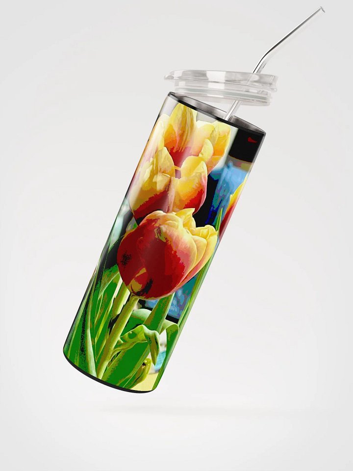 Miniaday Designs Tulips Stainless Steel Tumbler product image (2)