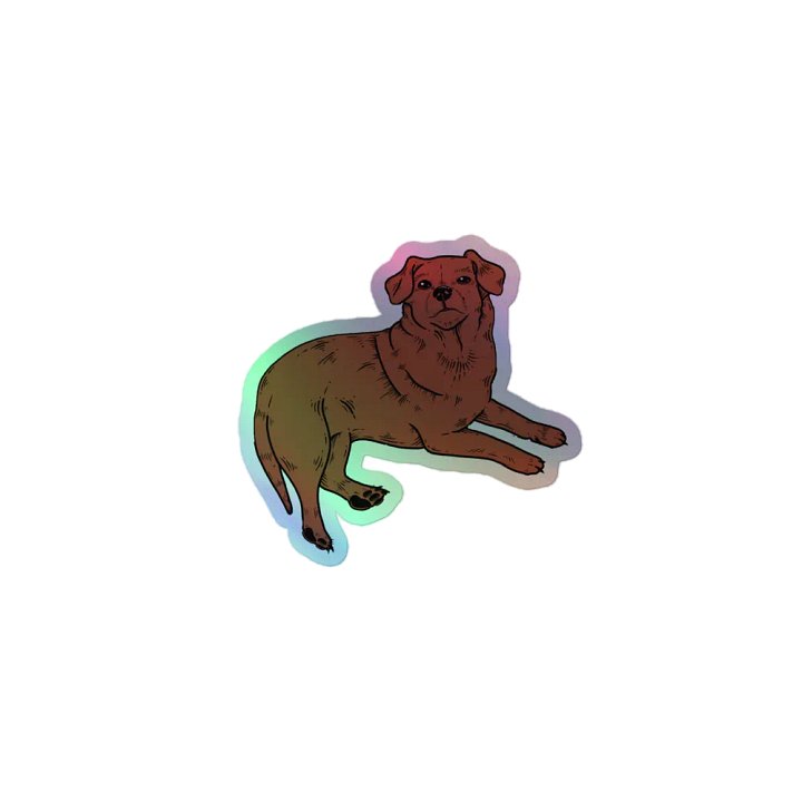 Crimson Holo Sticker product image (1)
