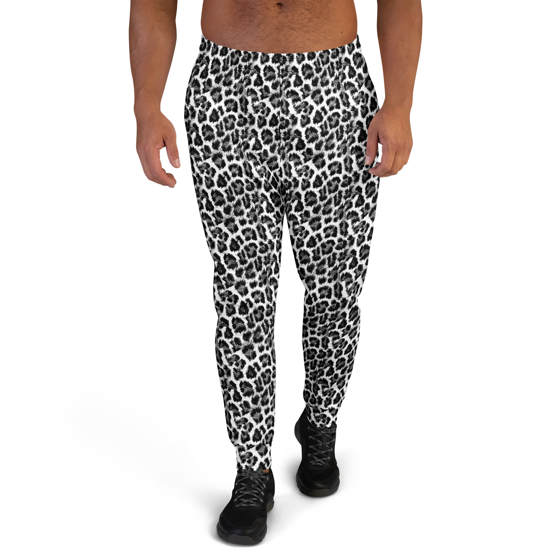 Stylish Recycled Men's Joggers with Bold Animal Print product image (2)
