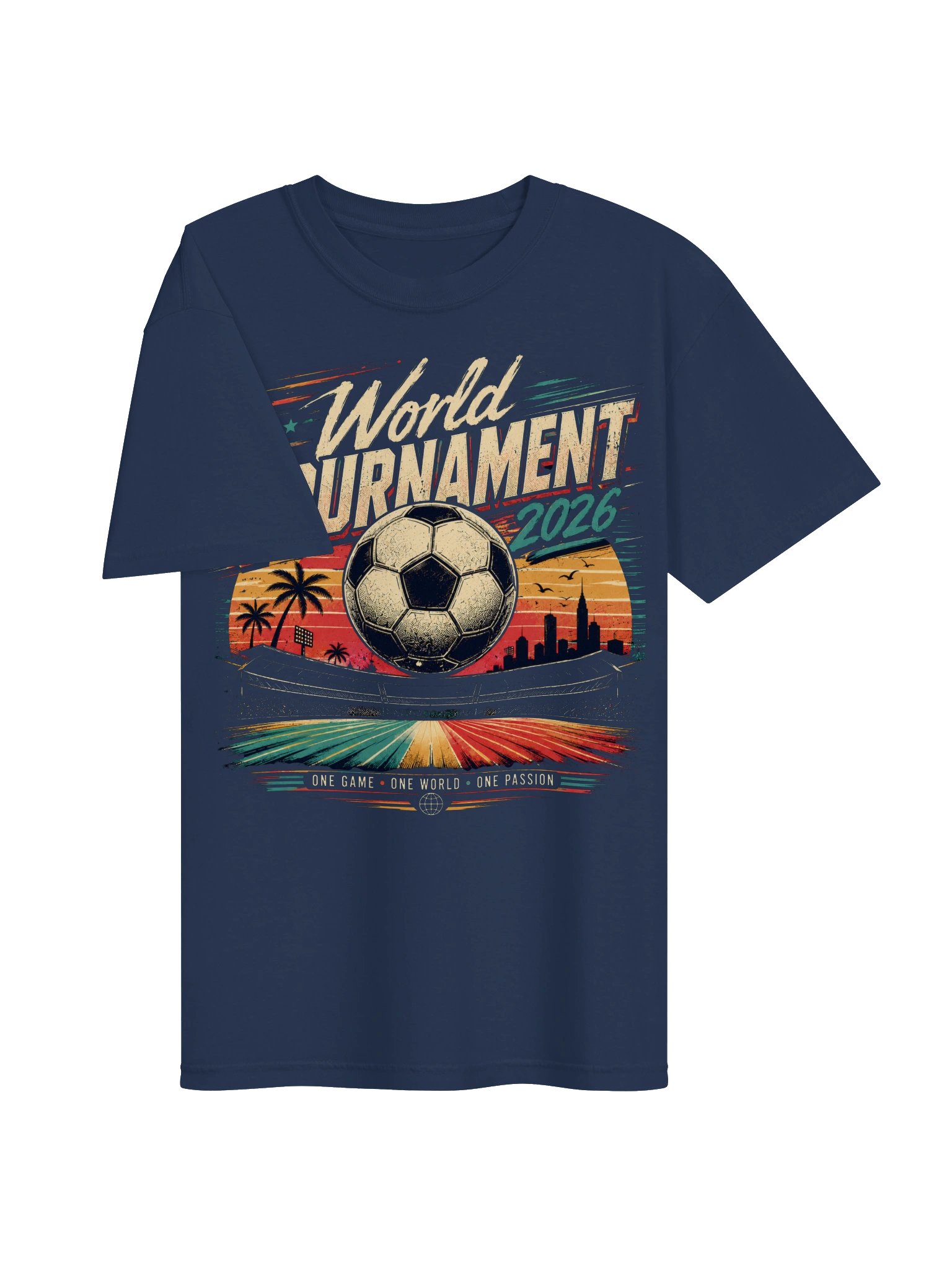 World Tournament 2026 Soccer T-Shirt – Vintage Style Graphic Tee product image (6)