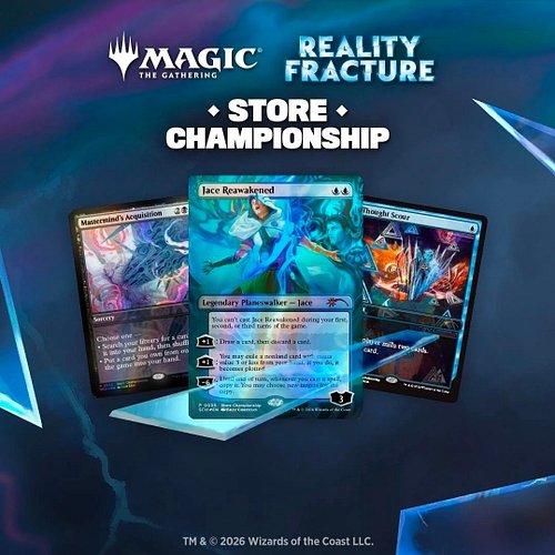 Plenty of events this Friday for MTG
Commander party ($5 crystal ball promo) and standard showdown bo1 at 430pm $10

Then the...