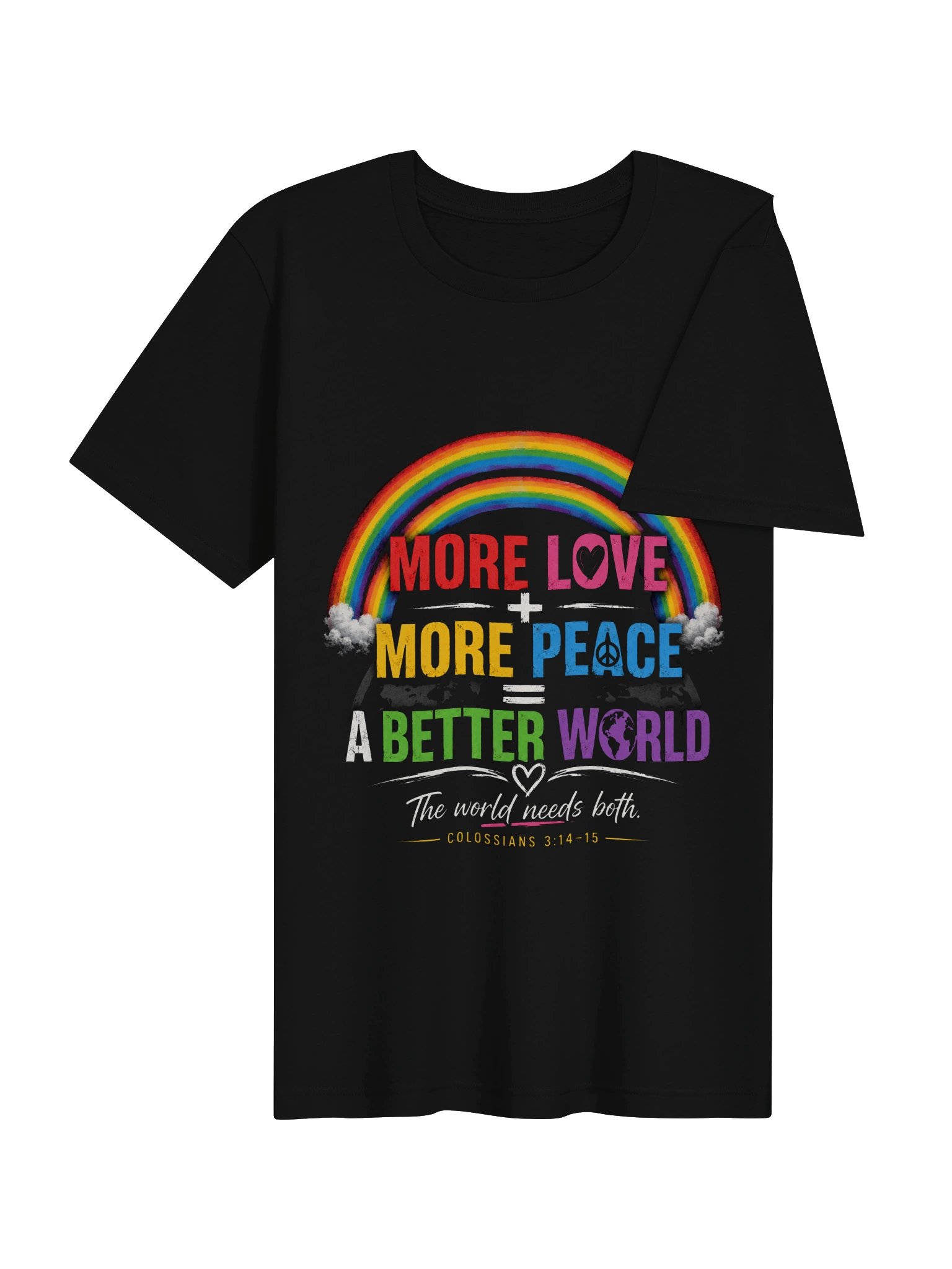 MORE LOVE + MORE PEACE = A BETTER WORLD 🌎❤️☮️ product image (19)