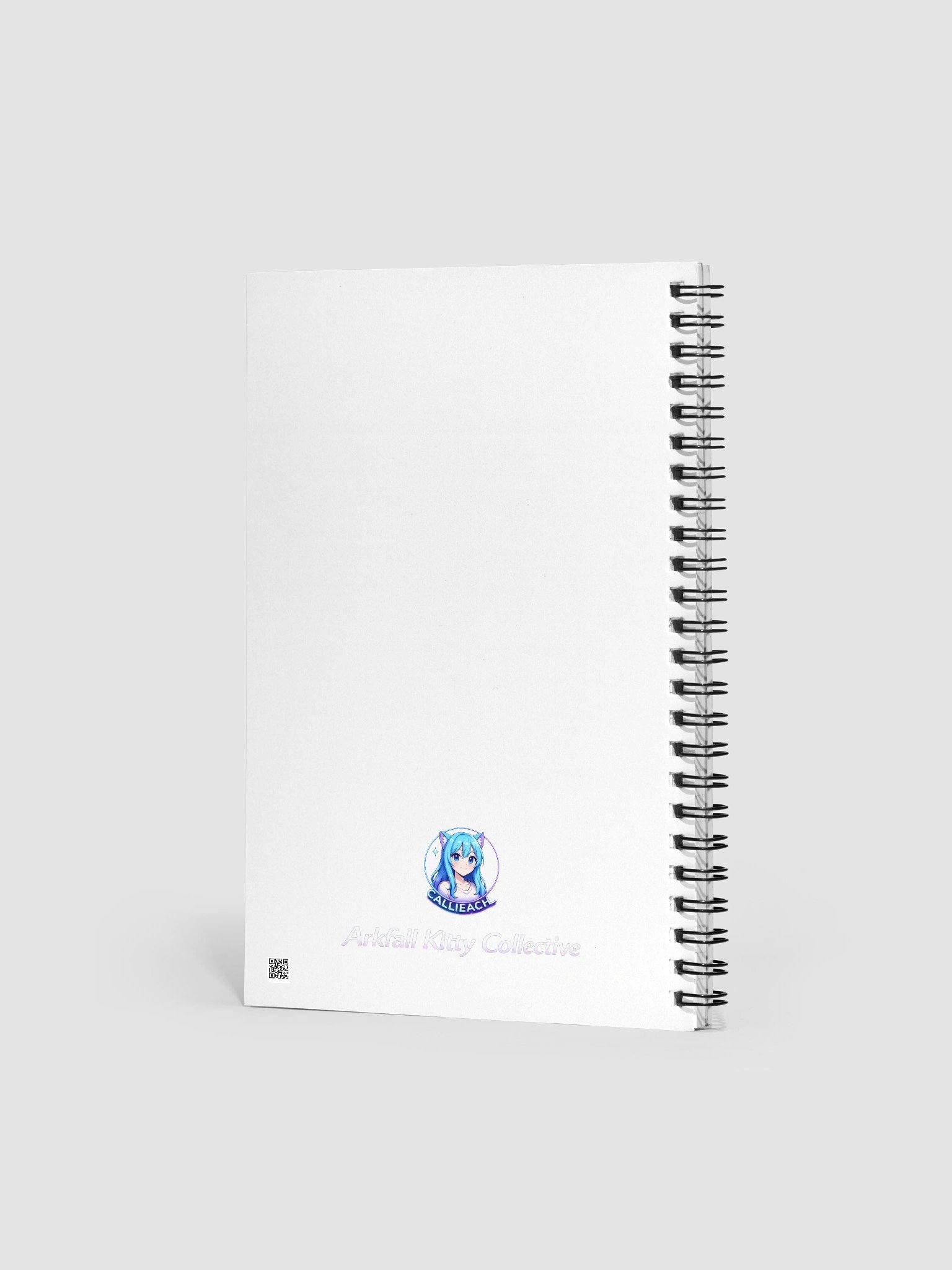 • AKC // Cozy Session Notes Notebook | Cozy Cosmic Friday Spiral Notebook | Arkfall Kitty Collective product image (2)