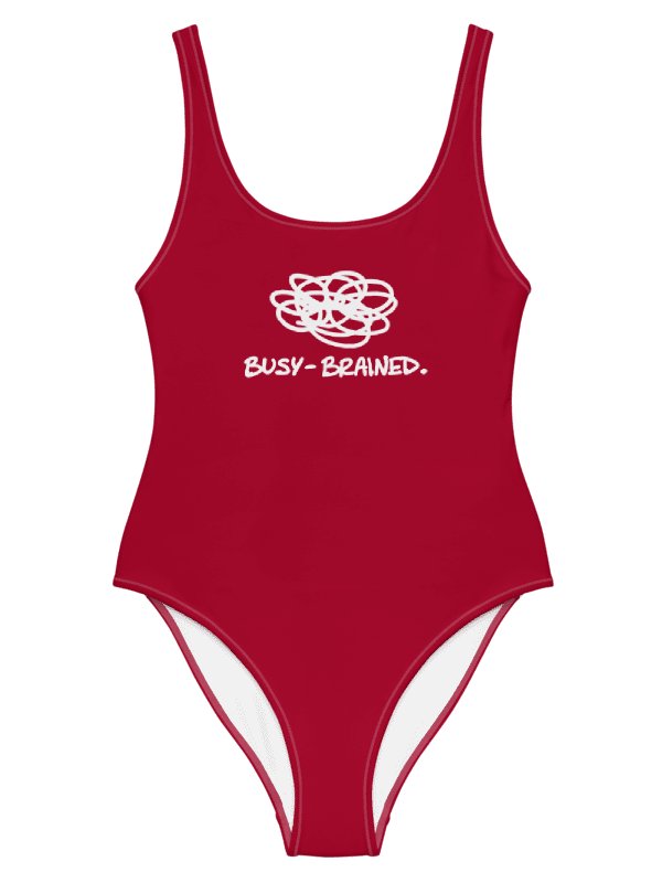 BUSY-BRAINED (lifeguard inspired) one piece swimsuit product image (1)