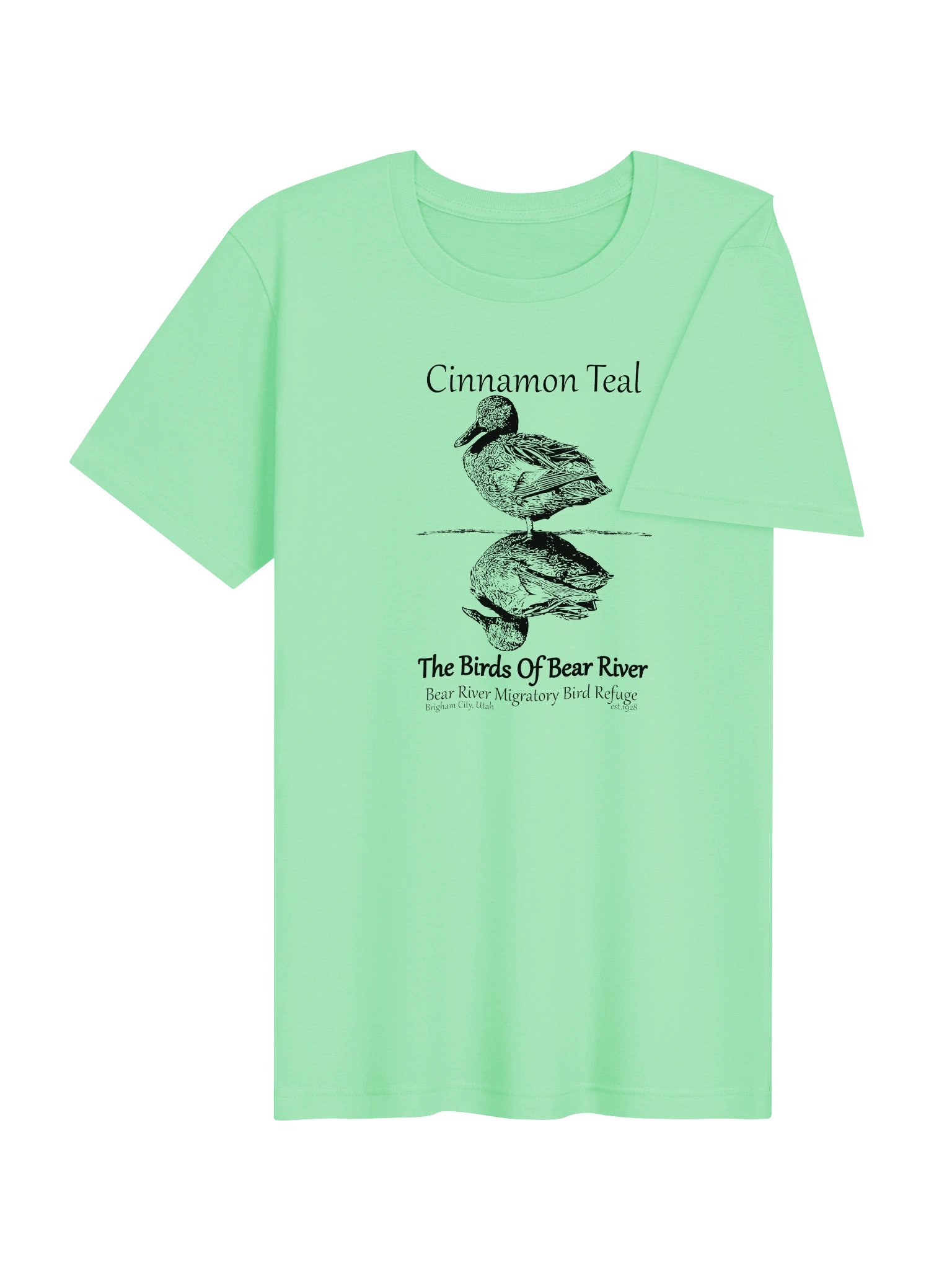 Birds of Bear River Cinnamon Teal Unisex T-shirt product image (130)