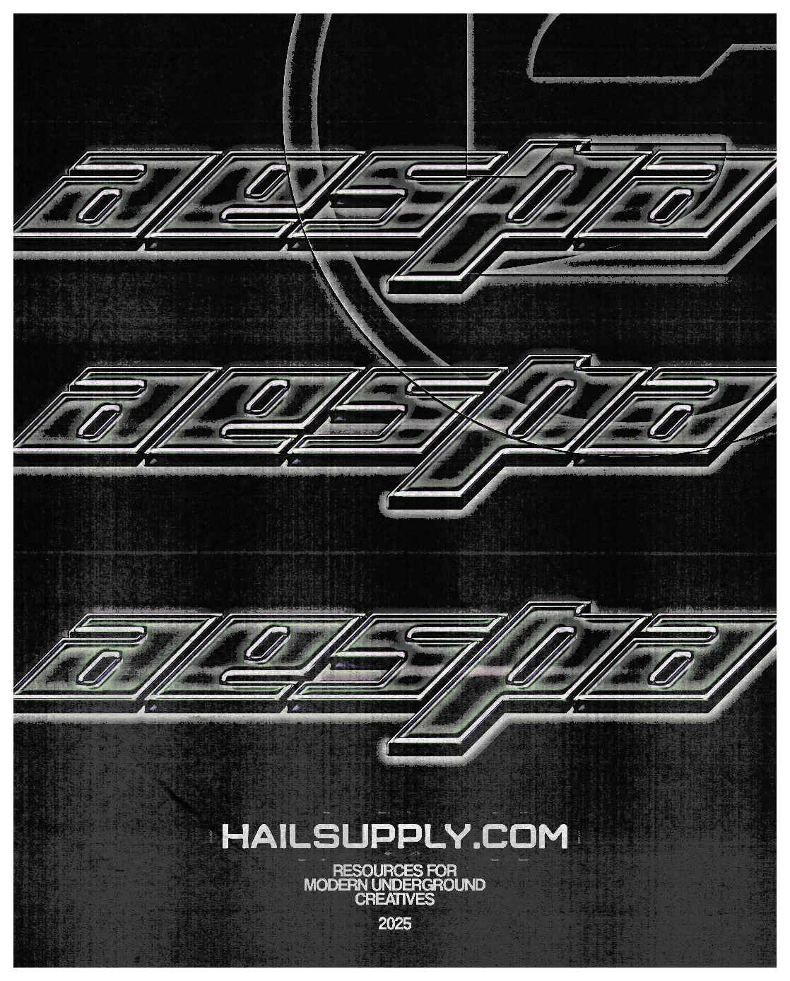 FREE 3D PHOTOSHOP CHROME TEXT EFFECT product image (7)
